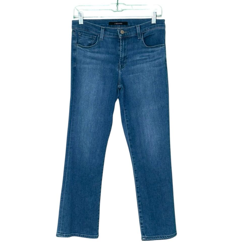 J Brand blue straight legs stretch jeans size 27 - 4